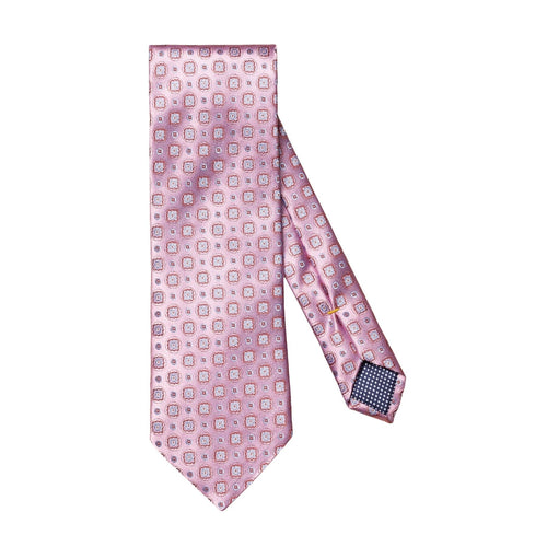 Pink Patterned Silk Tie - Eton Shirts