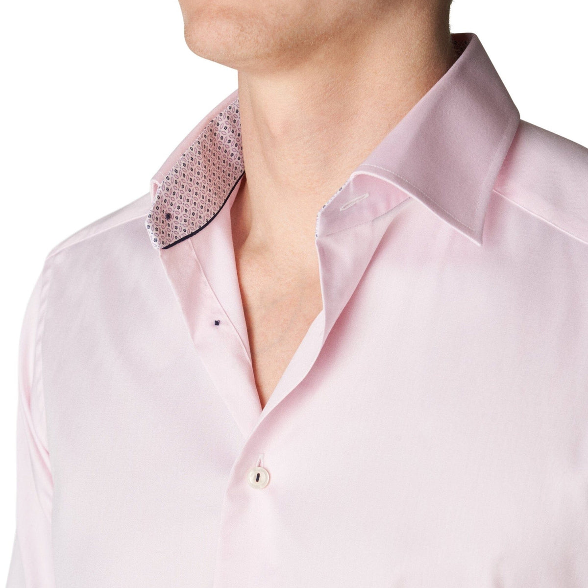 Pink Signature Twill Shirt With Insert - Eton Shirts