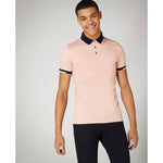 Pink Tipped Polo Shirt - Remus Uomo