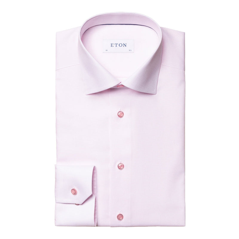 Pink Twill Shirt - Eton Shirts