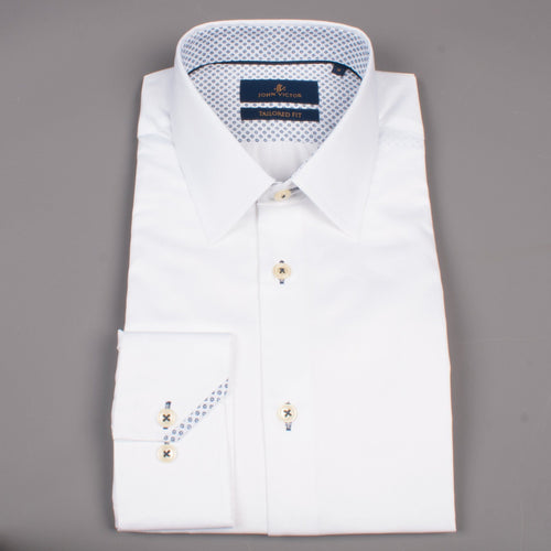 Pointy Collar White - John Victor