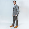 Prince of Wales Grey Check Jacket - Leonard Silver