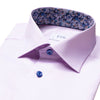 Purple Flower Insert Signature Twill Shirt - Eton Shirts