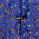 Purple Patterned Silk Tie - Eton Shirts