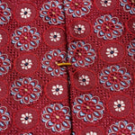 Red Floral Silk Tie - Eton Shirts
