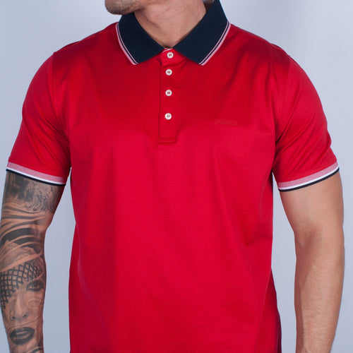 Red Jersey Polo Shirt - Karl Lagerfeld
