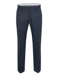 Regular Fit Navy Trousers - Gibson London