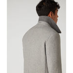 Rowan Tailored Wool Coat Grey - Remus Uomo