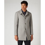 Rowan Tailored Wool Coat Grey - Remus Uomo