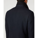 Rowan Tailored Wool Coat Navy - Remus Uomo