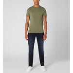 Sage Green Crew Neck T-Shirt - Remus Uomo