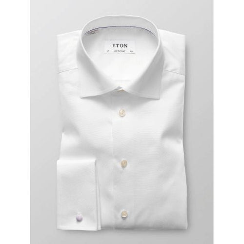 Signature Twill French Cuff Shirt - Eton Shirts