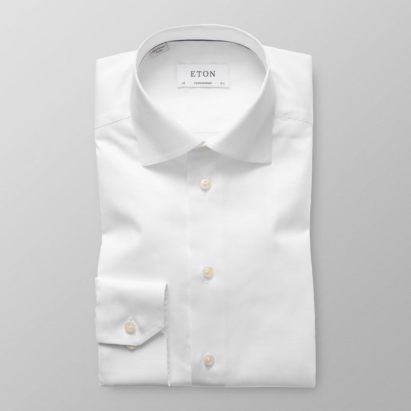 Signature Twill Shirt white - Eton Shirts