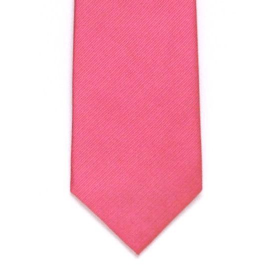 Silk Coral Tie - Leonard Silver