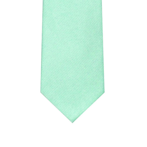 Silk Light Green Tie - Leonard Silver