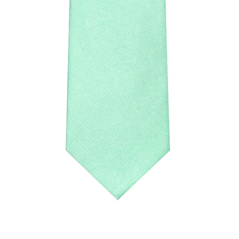 Silk Light Green Tie - Leonard Silver
