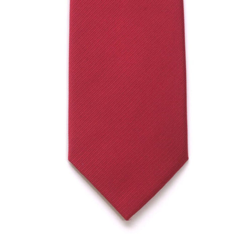 Silk Red Tie - Leonard Silver