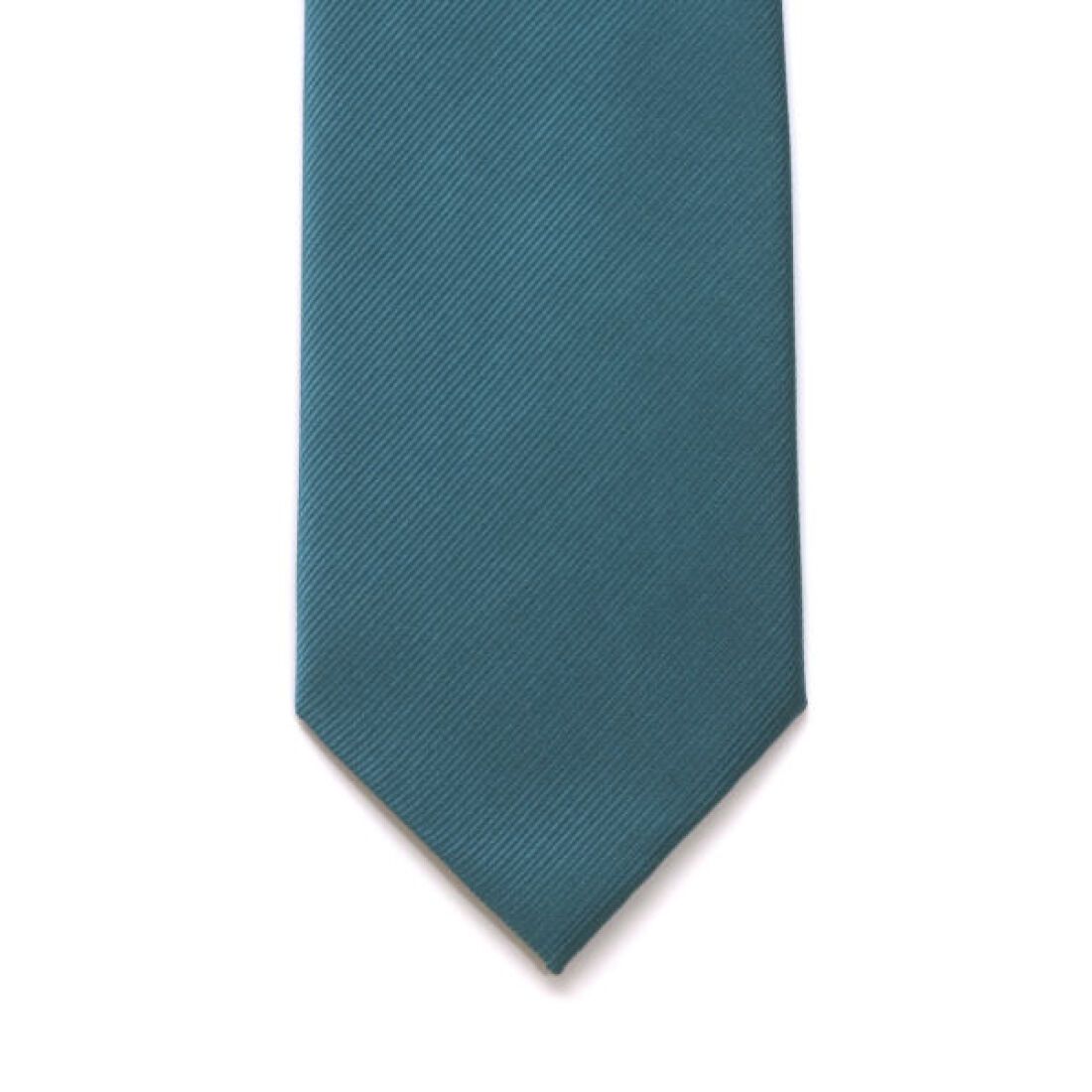 Silk Teal Tie - Leonard Silver