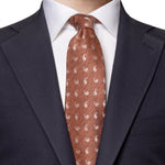 Silk/Linen Paisley Silk Tie - Eton Shirts