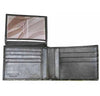 Silvano Biagini Genuine Eelskin Wallet, Navy - Silvano Biagini