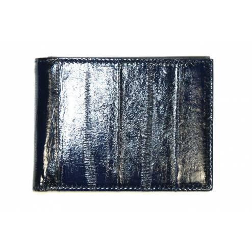 Silvano Biagini Genuine Eelskin Wallet, Navy - Silvano Biagini