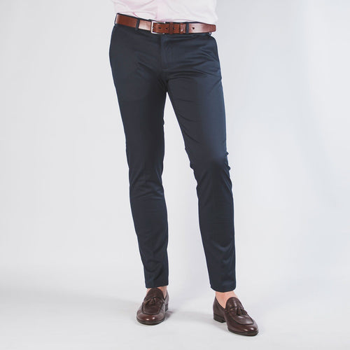 Skinny Fit Navy Chino - John Victor