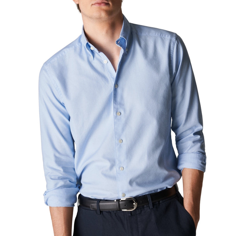 Sky Button Down Royal Oxford Shirt - Eton Shirts