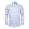 Sky Shirt Blue Buttons Floral Insert - Eton Shirts