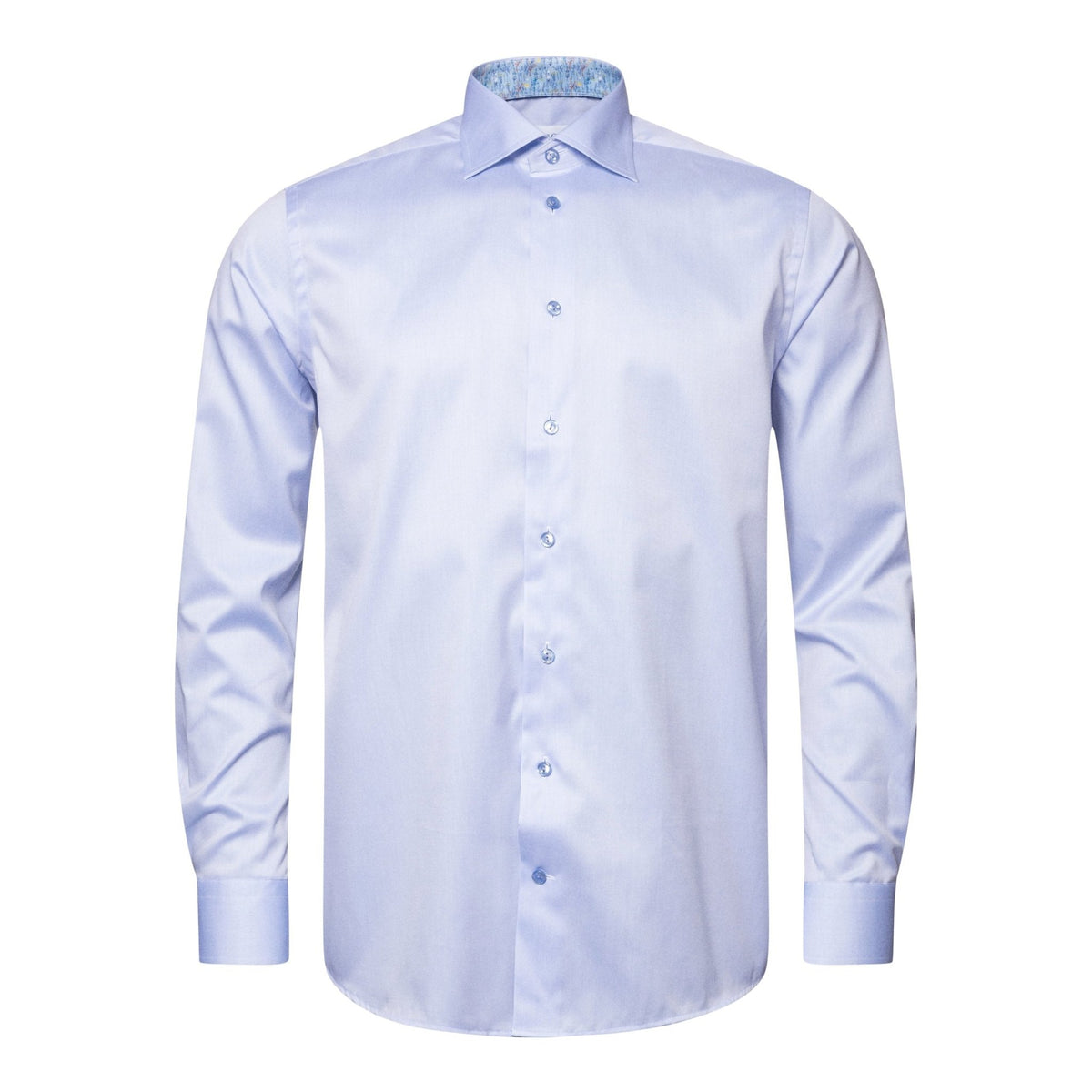 Sky Signature Twill – Contrast Details - Eton Shirts
