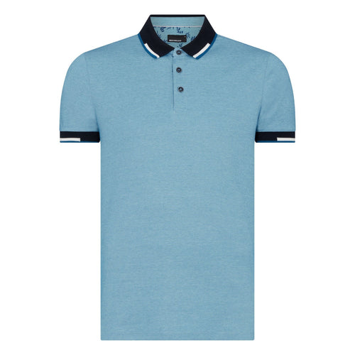 Sky Tipped Polo Shirt - Remus Uomo