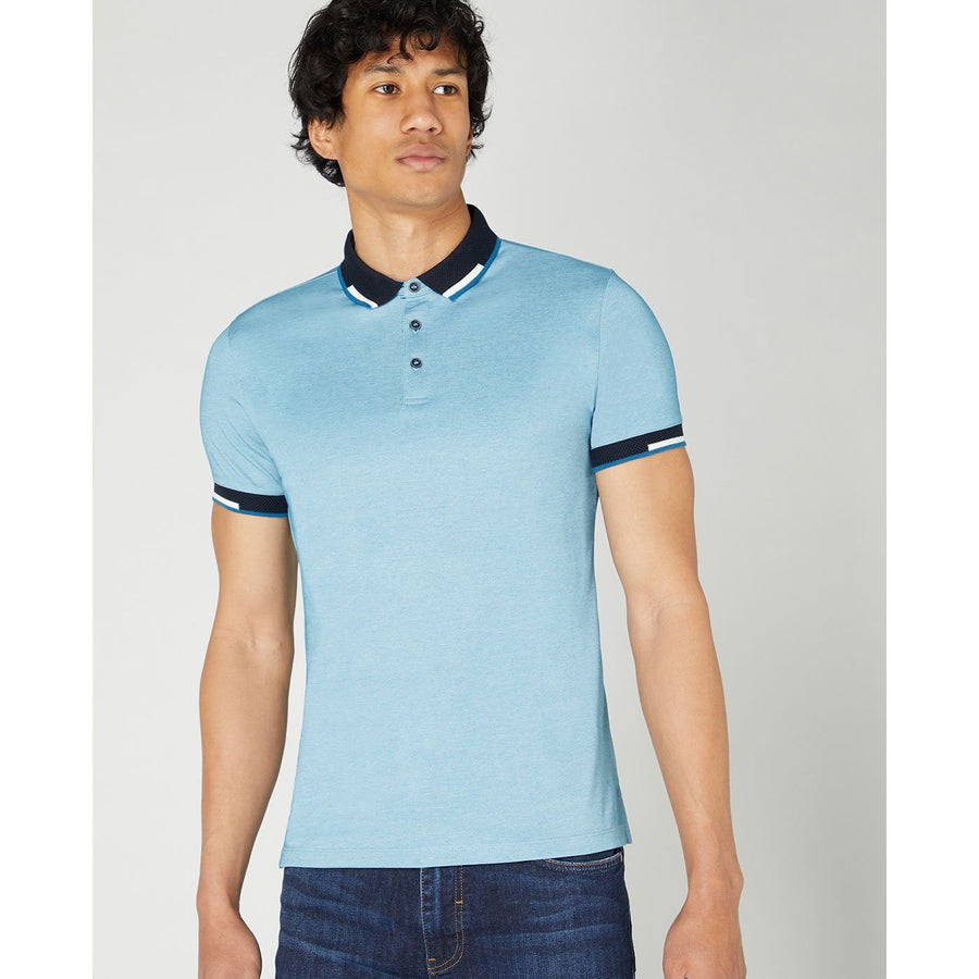 Sky Tipped Polo Shirt - Remus Uomo