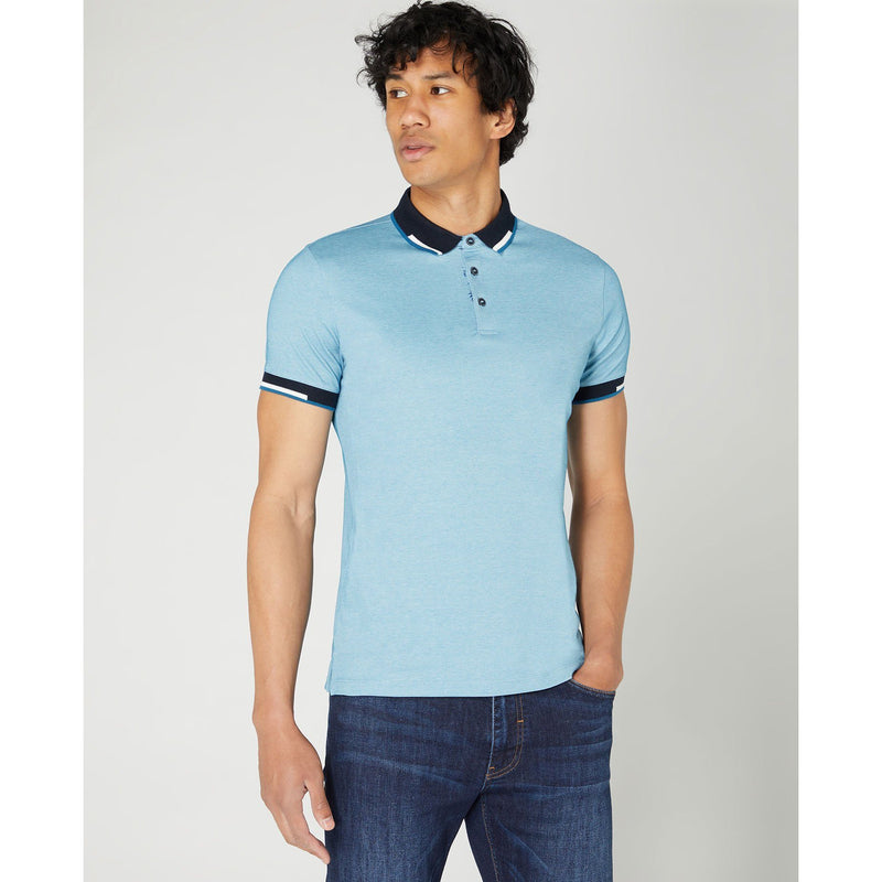 Sky Tipped Polo Shirt - Remus Uomo