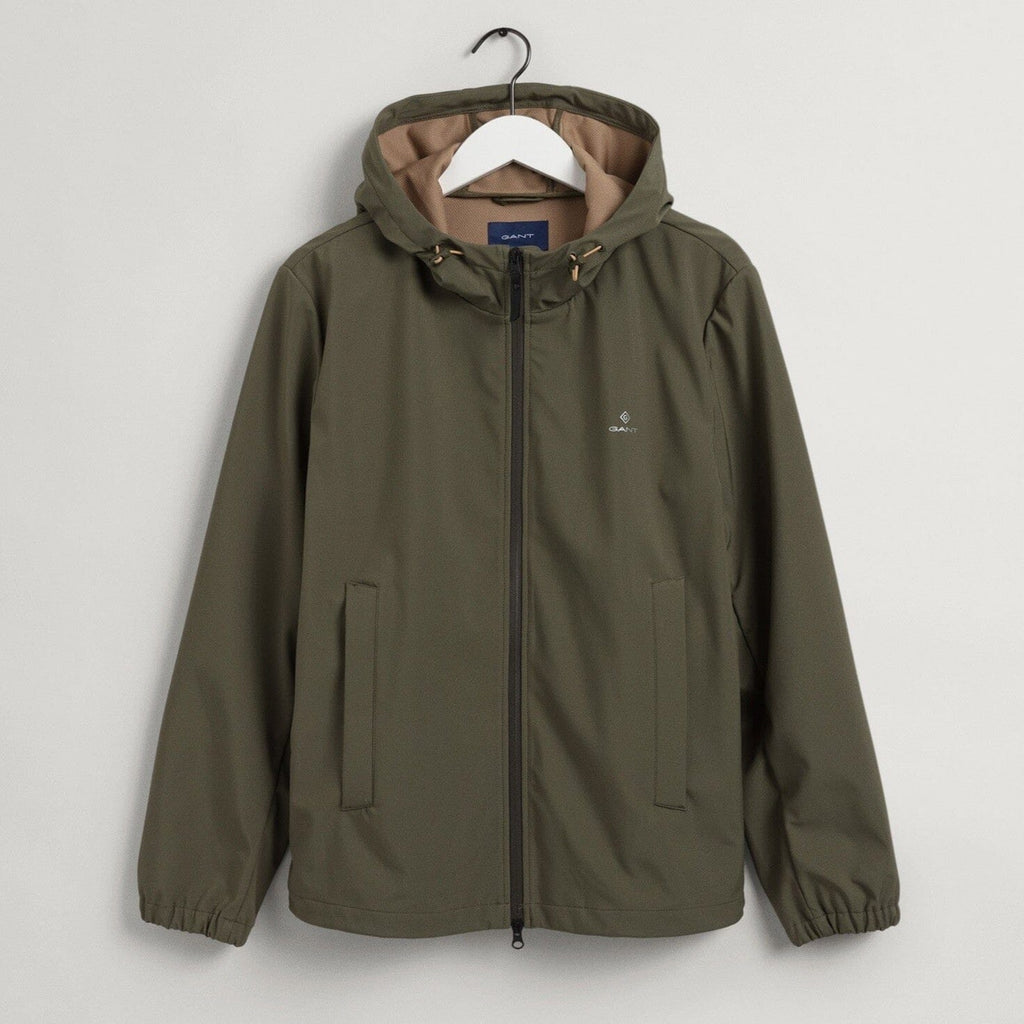 Gant Green Softshell Jacket | Leonard Silver
