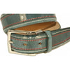 STEFANO CORSINI Mens Stefano Corsini Patent Leather Belt, Blue - Stefano Corsini