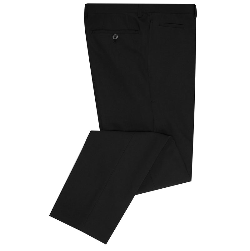 Stretch X-Slim Black Suit - Remus Uomo