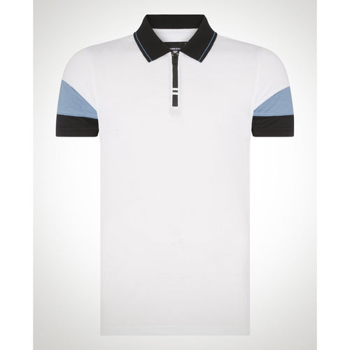 Stripe Arm Polo Shirt - Remus Uomo