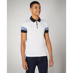 Stripe Arm Polo Shirt - Remus Uomo