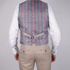 Tan Multi Check waistcoat - Guide Clothing