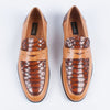 Tan Snake Skin Loafer - Lacuzzo