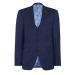 Tapered Fit Wool-Rich Suit Jacket Navy - Remus Uomo