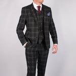 Tartan Check Suit - Leonard Silver