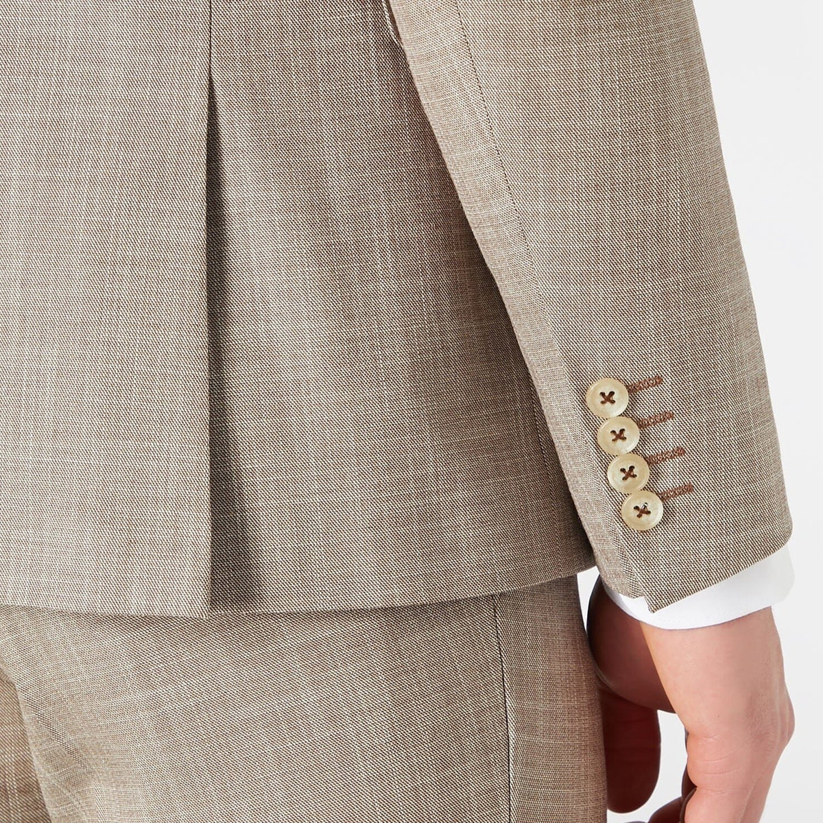 Taupe Lanito 3 Piece Suit - Remus Uomo
