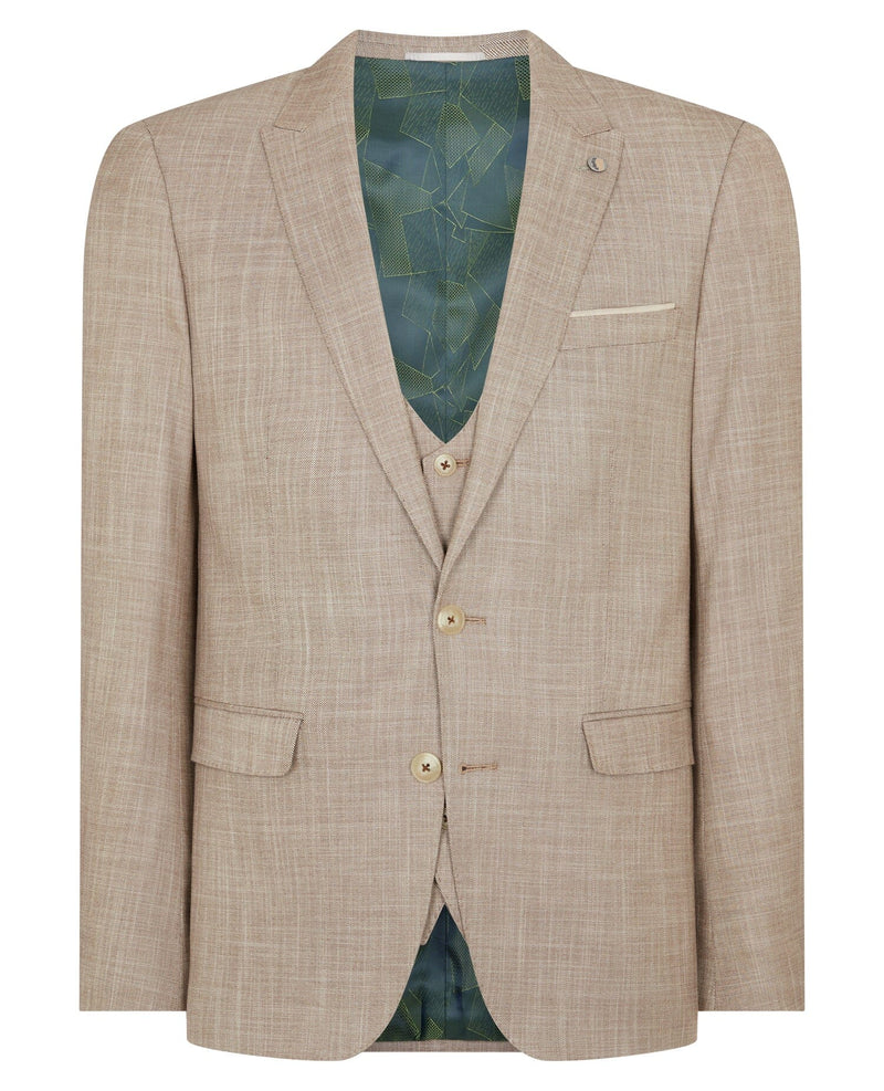 Taupe Lanito 3 Piece Suit - Remus Uomo