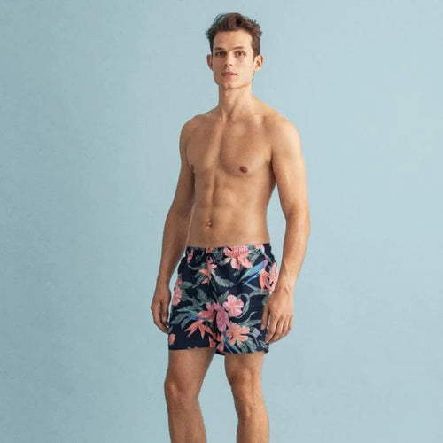 Tropical Print Swim Shorts - Gant