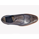 Valiant Grey Painted Brogues - Barker