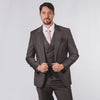 Vincent Peak Lapel Occasion Suit Grey - John Victor