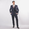 Vincent Peak Lapel Occasion Suit Navy - John Victor