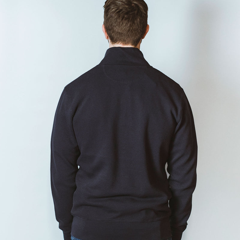 Waffle Half Zip Sweat - Gant
