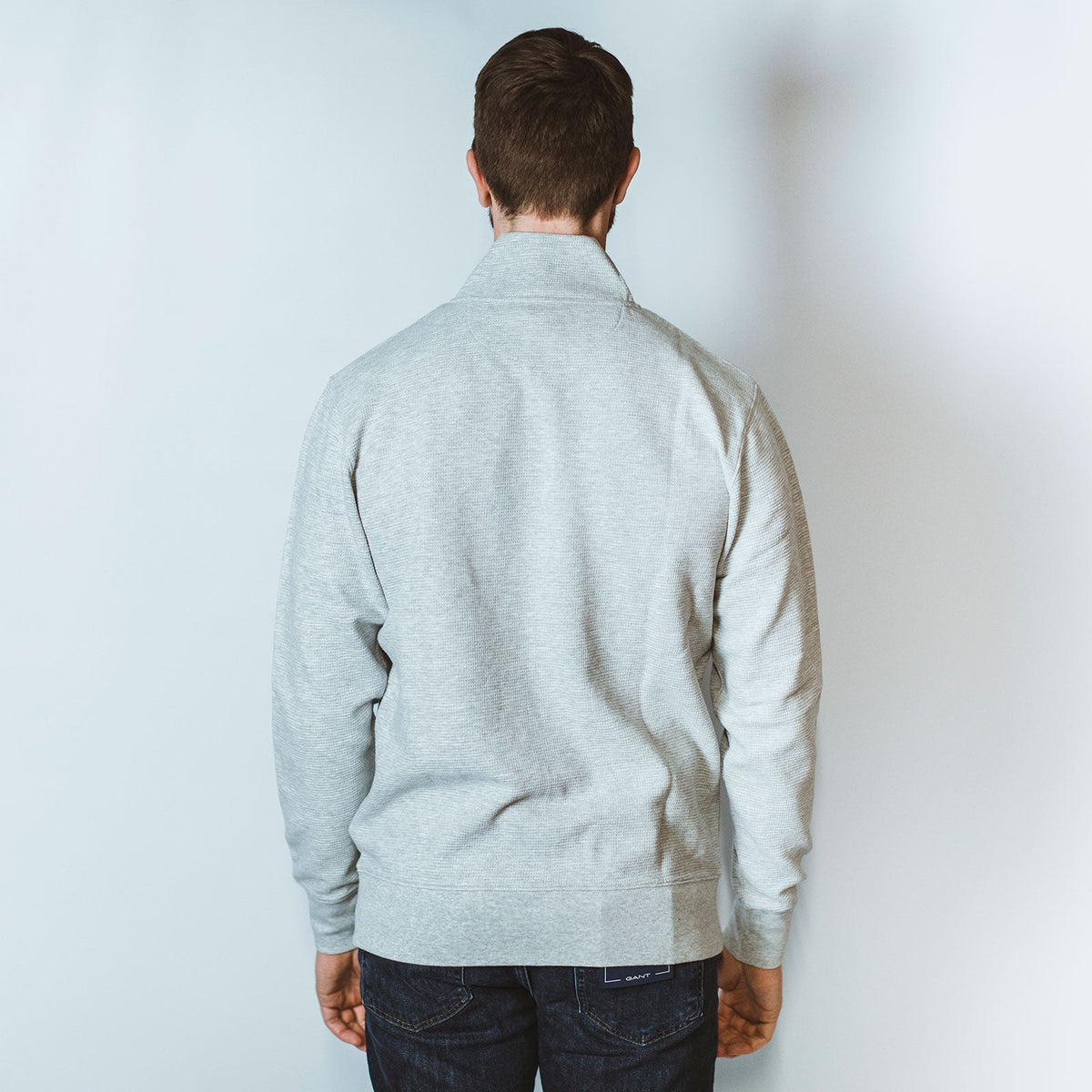 Waffle Half Zip Sweat - Gant
