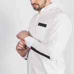 White Long Sleeved Shirt - Karl Lagerfeld